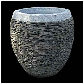 Stone pot PBP04 D45x45